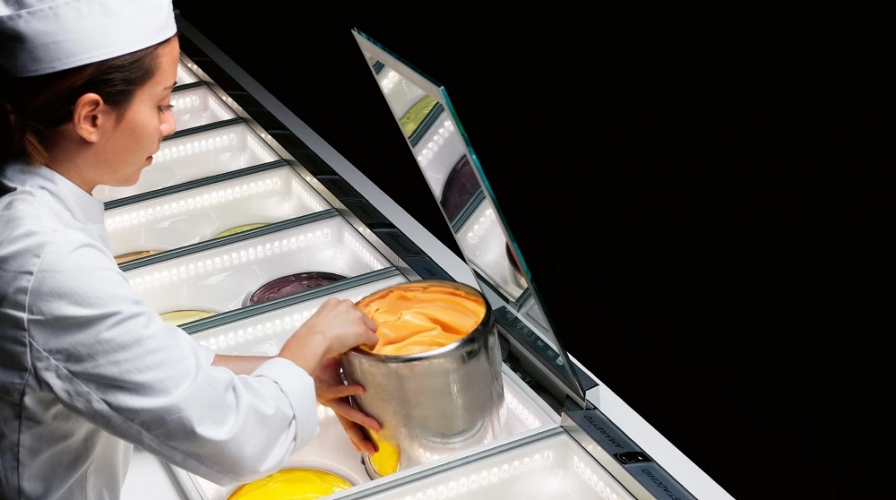 Ice-Cream Display Case Panorama 1 Level-IFI